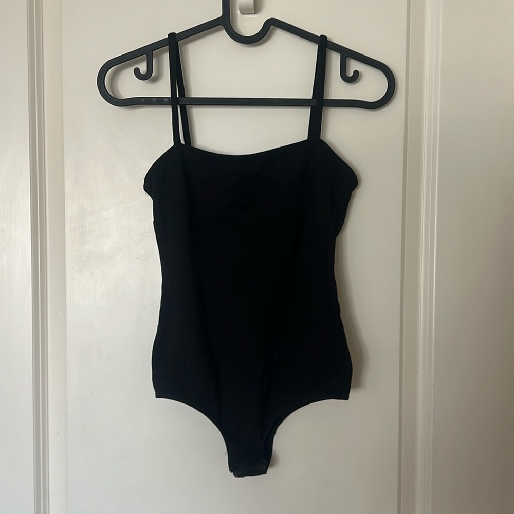 Black Free People Bodysuit